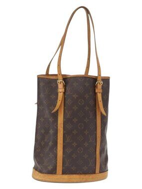 LOUIS VUITTON Monogram Bucket GM Shoulder Bag M42236 LV Auth 158346